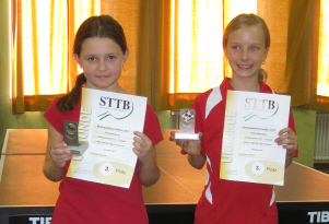 Nadine Blau bei ihrem ersten Auftritt