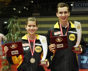 JEM: Petrissa Solja/Frederick Jost bejubeln ihren Mixed-Titel
