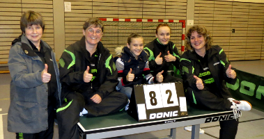 Ein Sieg und ein Kuss für die 3. Damenmannschaft