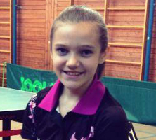 Angela Koch gewinnt U15 Top 10 im Foto-Finish